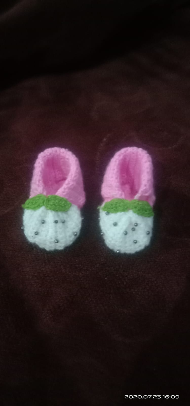 Hand-Crocheted Baby Booties